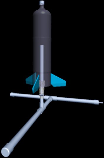 Simple Rocket on Simple Launcher